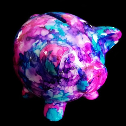 Painted Piggy Bank
