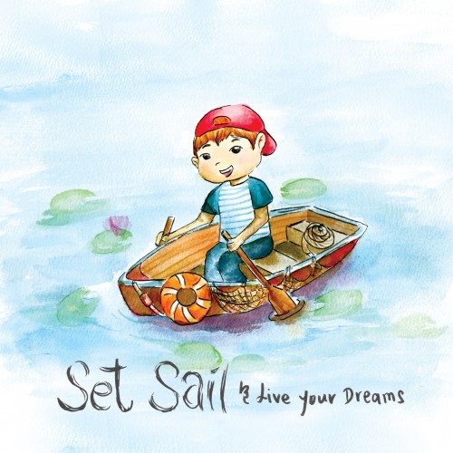 Childrens illustration: boat