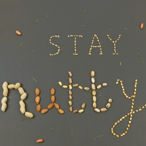 Stay Nutty Food Typography