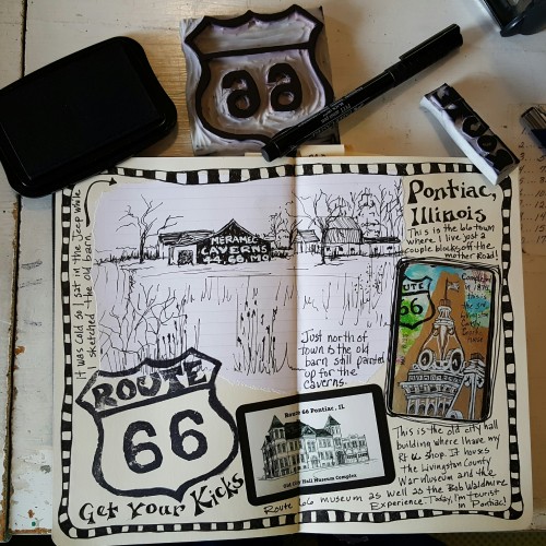 Route 66 Travel Journal Page