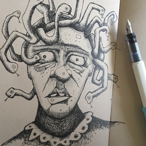 Frida as Medusa