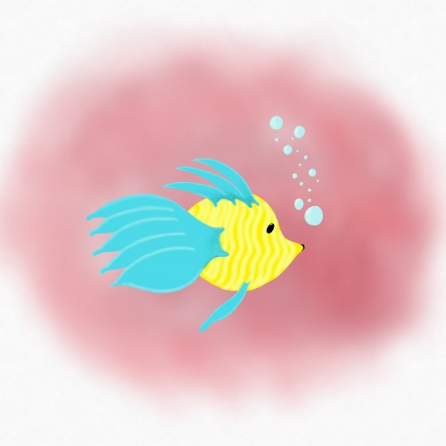 little fishy - digital