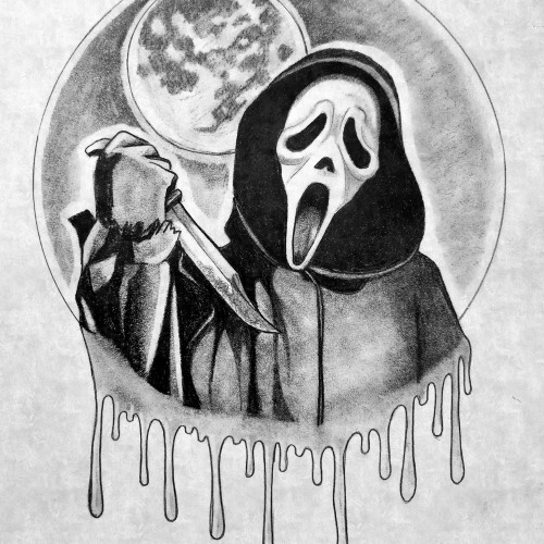 Ghostface drawing