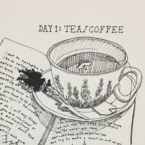 Inktober Day 1: Tea/Coffee