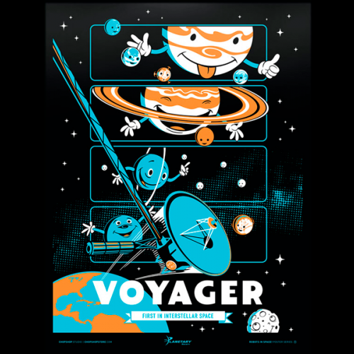 Voyager Glow-in-the-Dark Poster