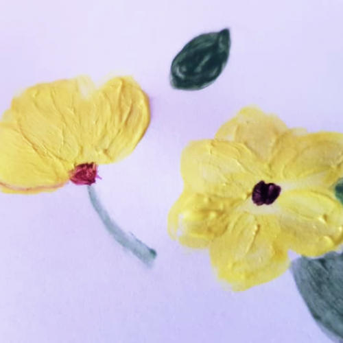 Flowers- Opaque Watercolors
