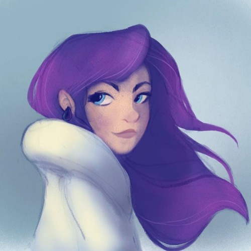Girl with the Purple Hair