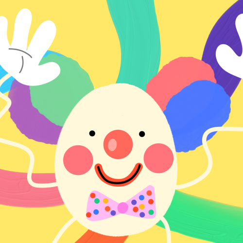Clown egg
