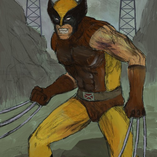 Wolverine fanart, base colors