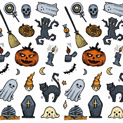 Halloween Pattern Color