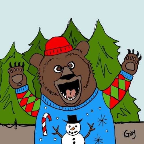 Canadian Christmas Bear