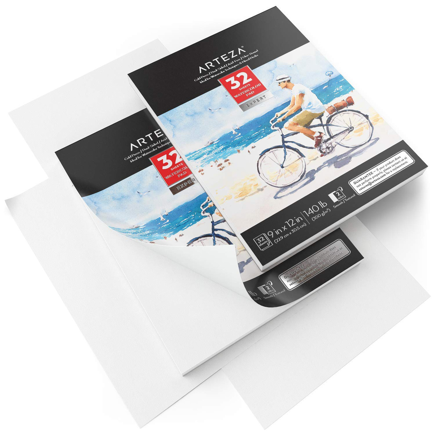 ARTEZA Expert Watercolor Pad Ideal for Watercolor Techniques