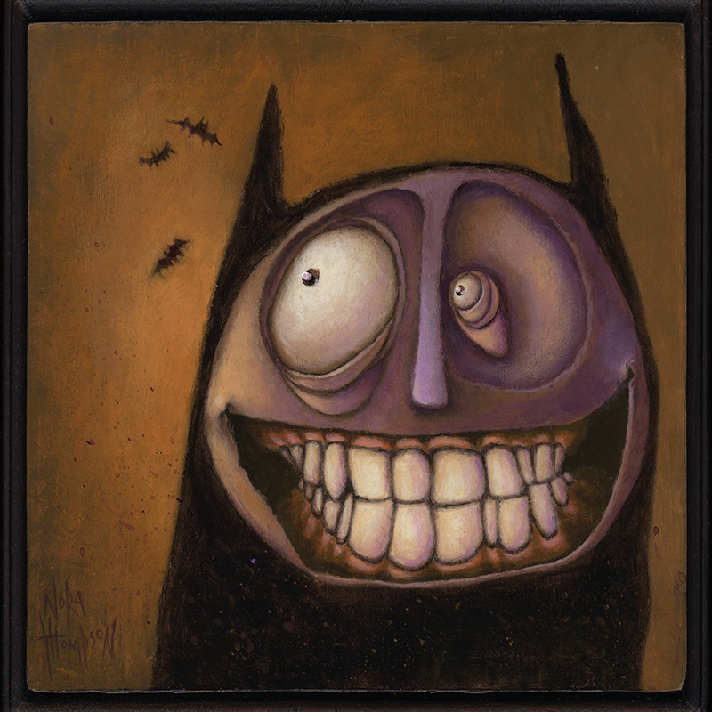 Bat Man drawing by Nora Thompson