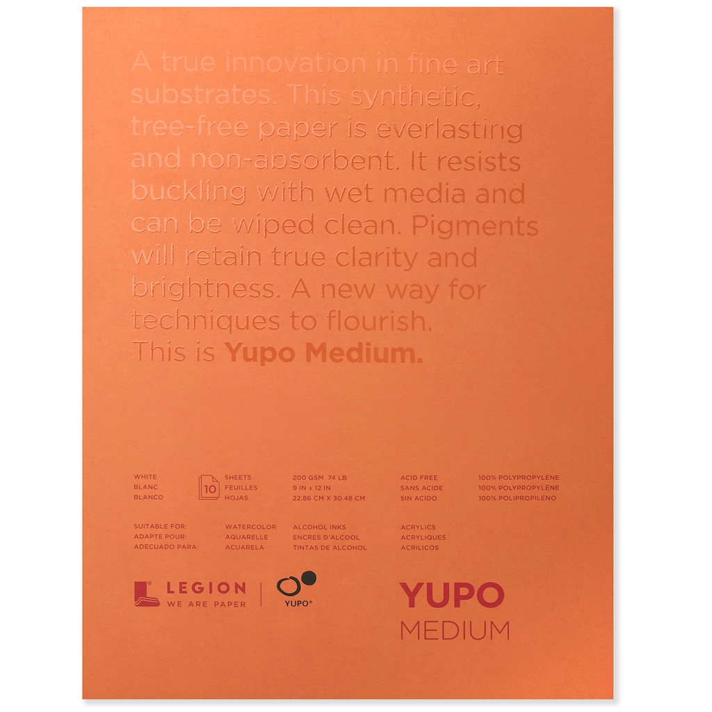 Yupo Medium Watercolor Paper Pad