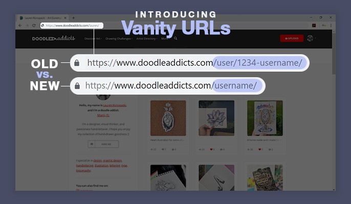 New Feature Alert: Vanity URLs are here