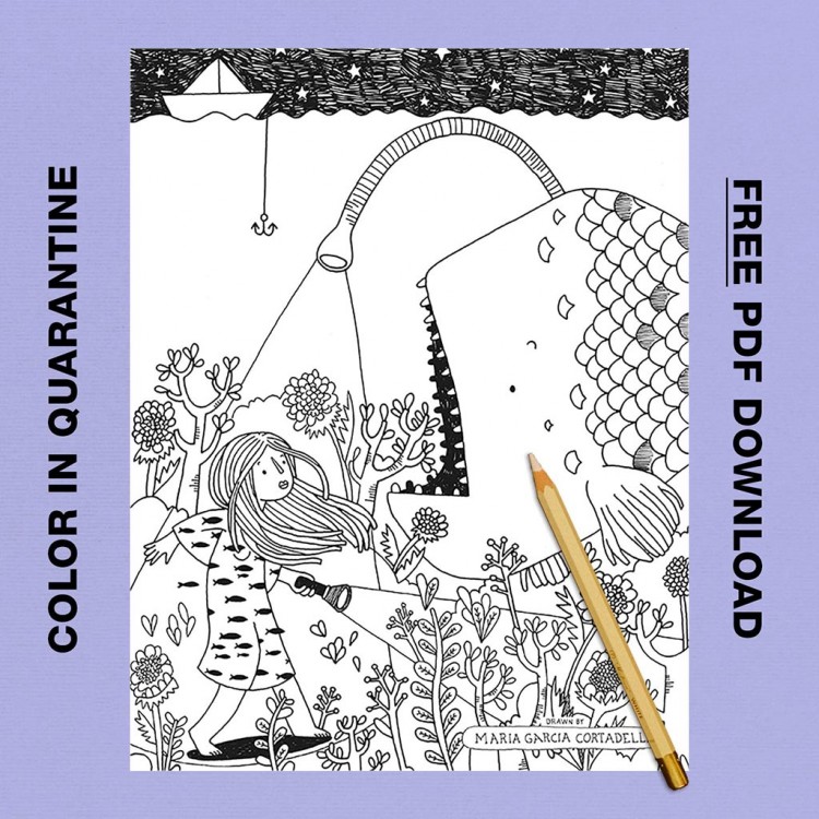 Color Along With Us: Day 1