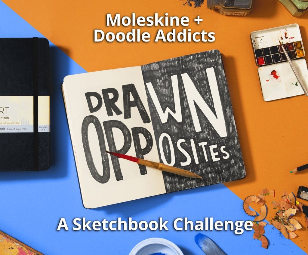 Drawn Opposites - A Sketchbook Challenge