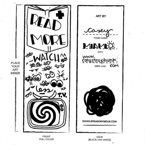 Bookmark Doodles Rd. 2