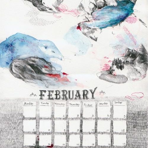 February Calendar Draw