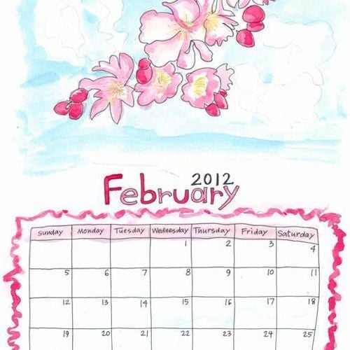 February Calendar Draw