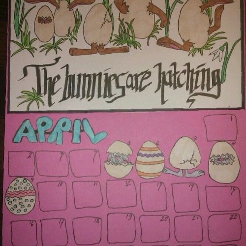 April Calendar Draw