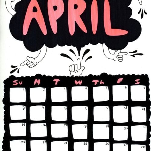 April Calendar Draw