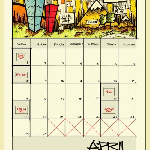 April Calendar Draw