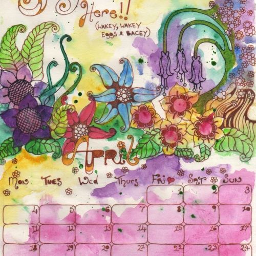 April Calendar Draw