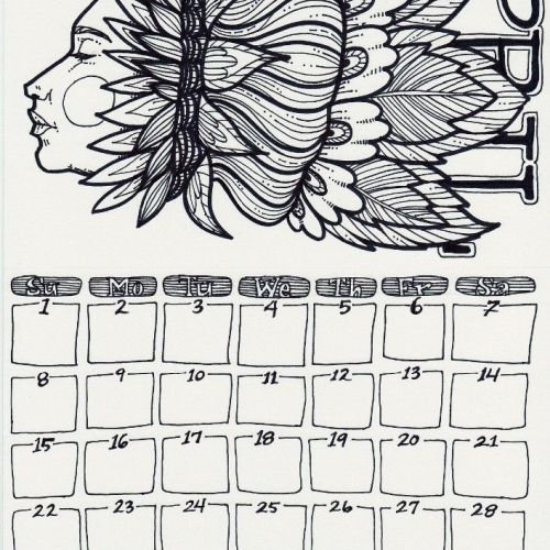 April Calendar Draw