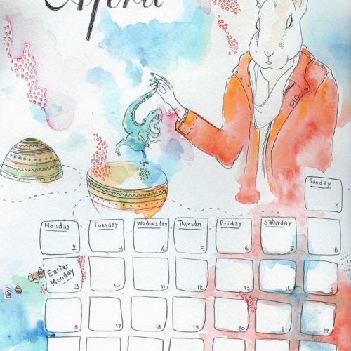 April Calendar Draw