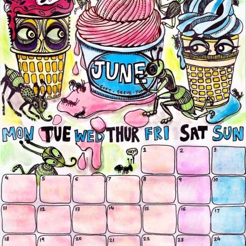 June Calendar Draw