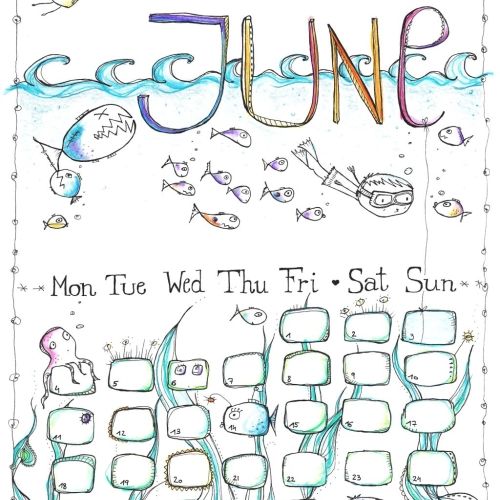 June Calendar Draw