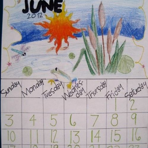 June Calendar Draw