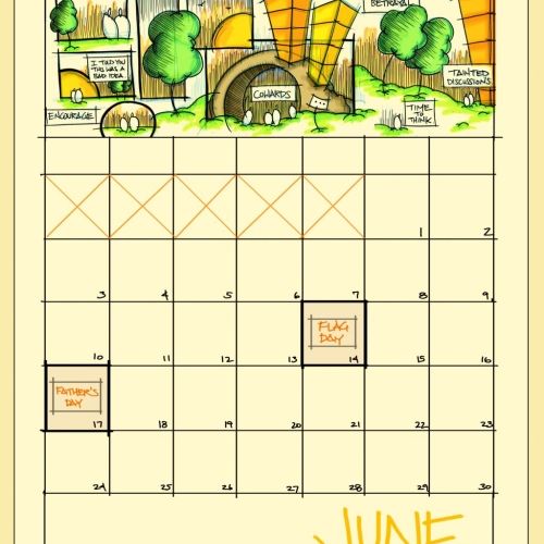 June Calendar Draw