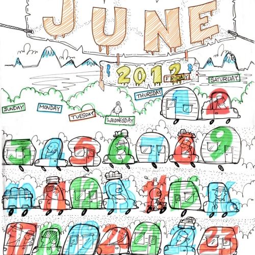 June Calendar Draw