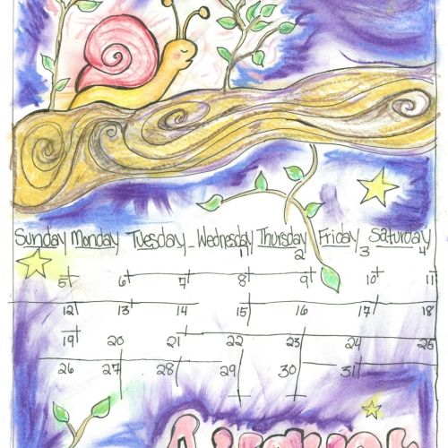 August Calendar Draw