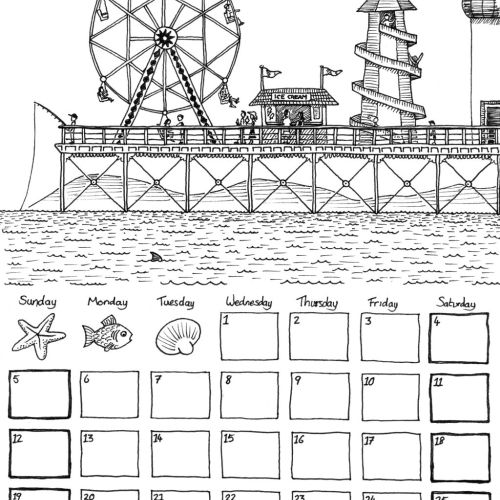 August Calendar Draw