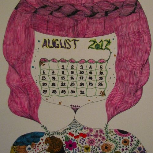 August Calendar Draw