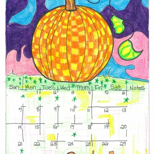 October Calendar Draw