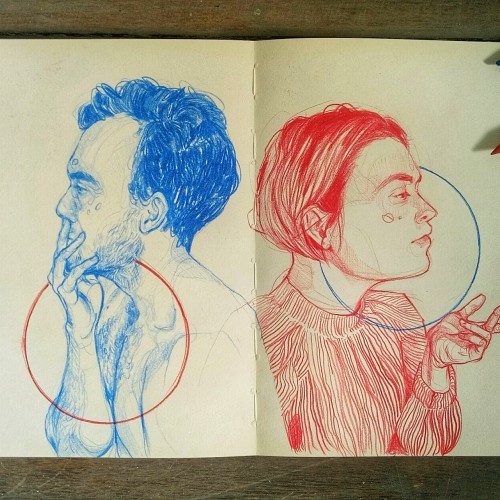 Drawn Opposites - A Sketchbook Challenge