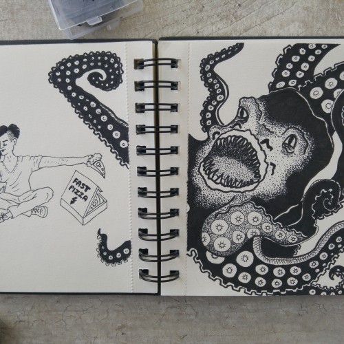 Drawn Opposites - A Sketchbook Challenge