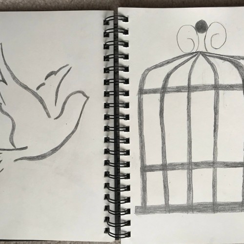 Pre/Post Quarantine: A Diptych Drawing Challenge