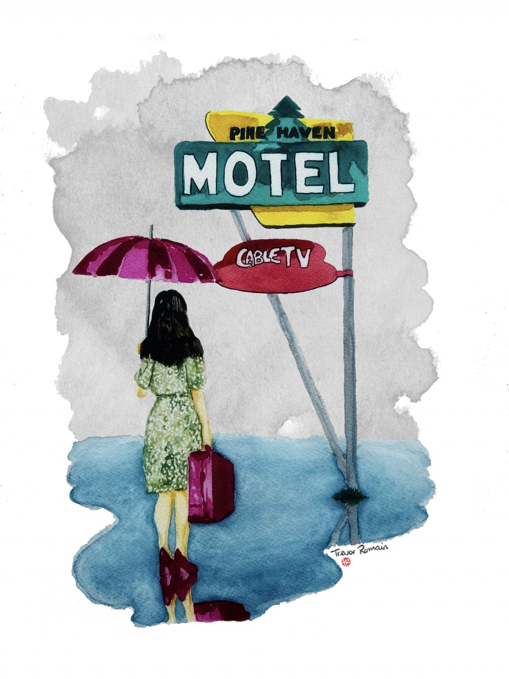 Short Story Without Words drawing by Trevor Romain | Doodle Addicts