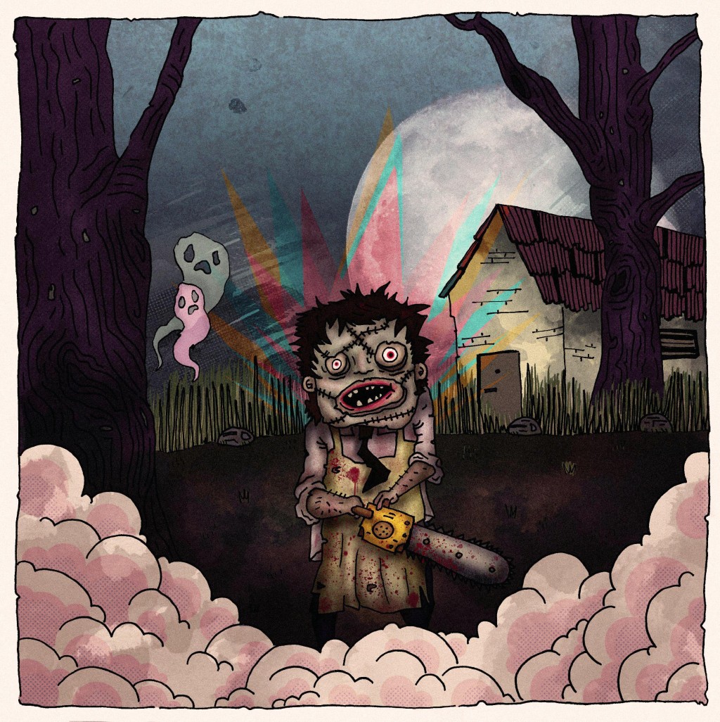 Leatherface drawing by Francisco Toledo Doodle Addicts