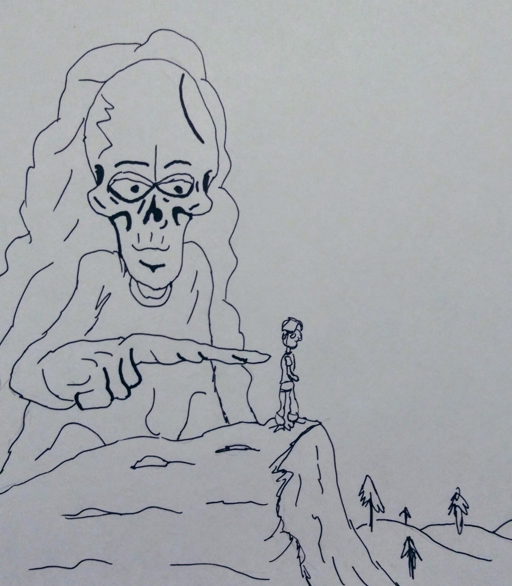 Edge pusher drawing by Robert Falagrady Doodle Addicts