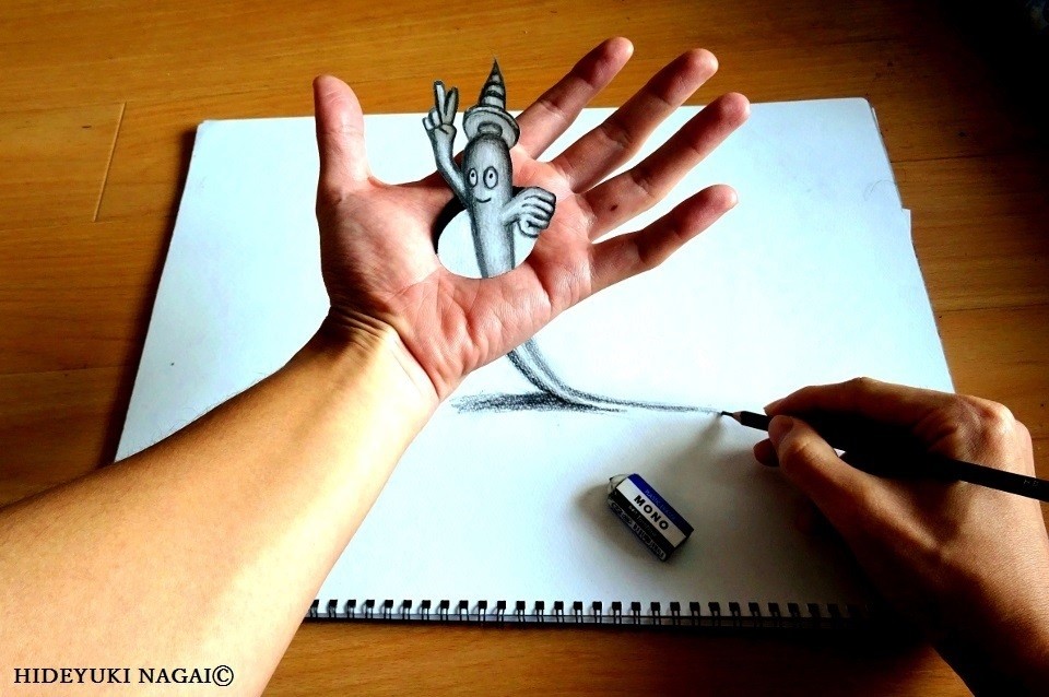 3D ghost pencil sketch by shreya kalra | Pencil sketch, The originals,  Pencil