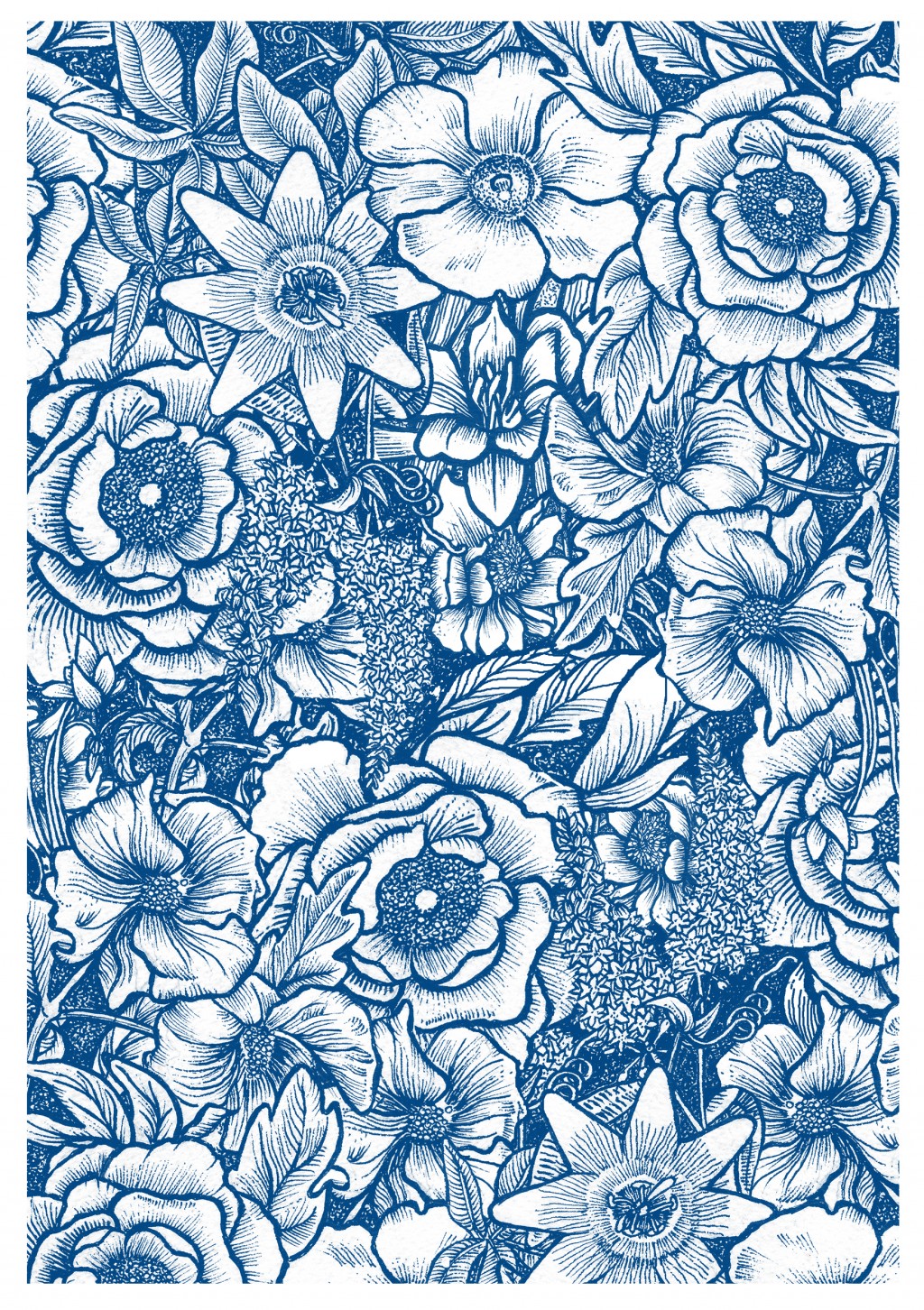 Vintage Floral Pattern Drawing By Julia Hill Doodle Addicts