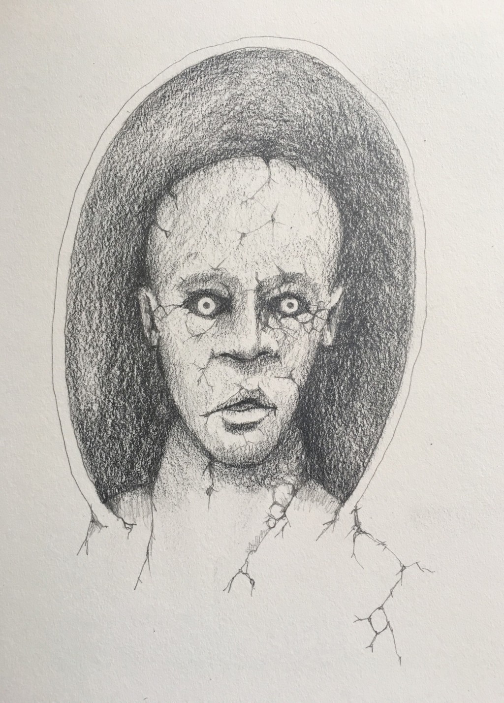 Cracking drawing by Derek Lowes Doodle Addicts