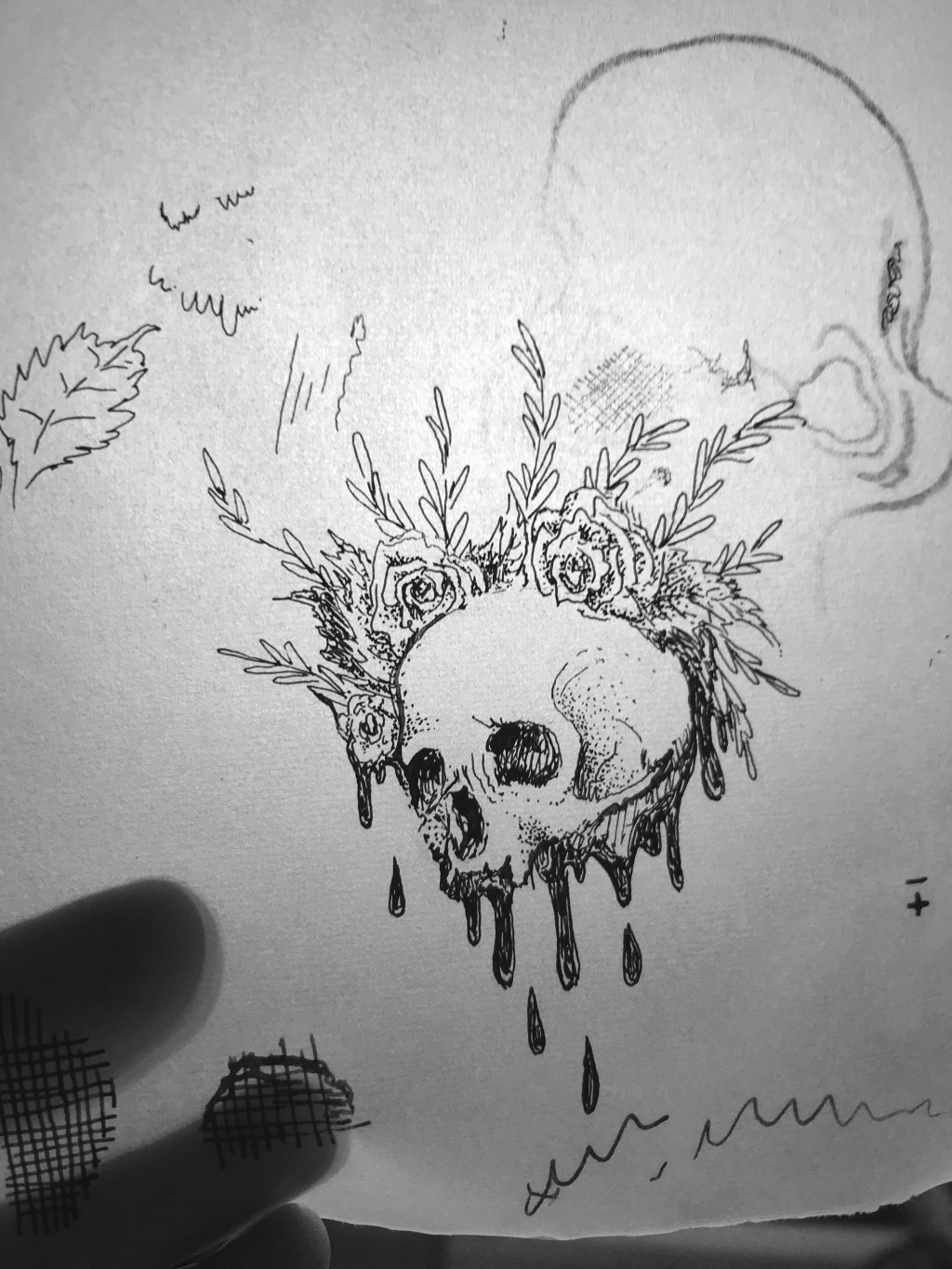 Quick rapidograph sketch drawing by Natasha Doodle Addicts