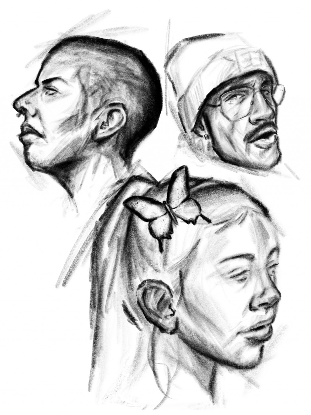 Procreate Portrait Sketches With HB Pencil Drawing By Martin Balsam Procreate Portrait Sketches With HB Pencil Drawing By Martin Balsam